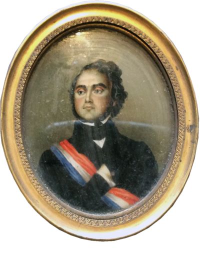 Fig. 2. Médaillon de Ledru-Rollin, collection Truel Barron.