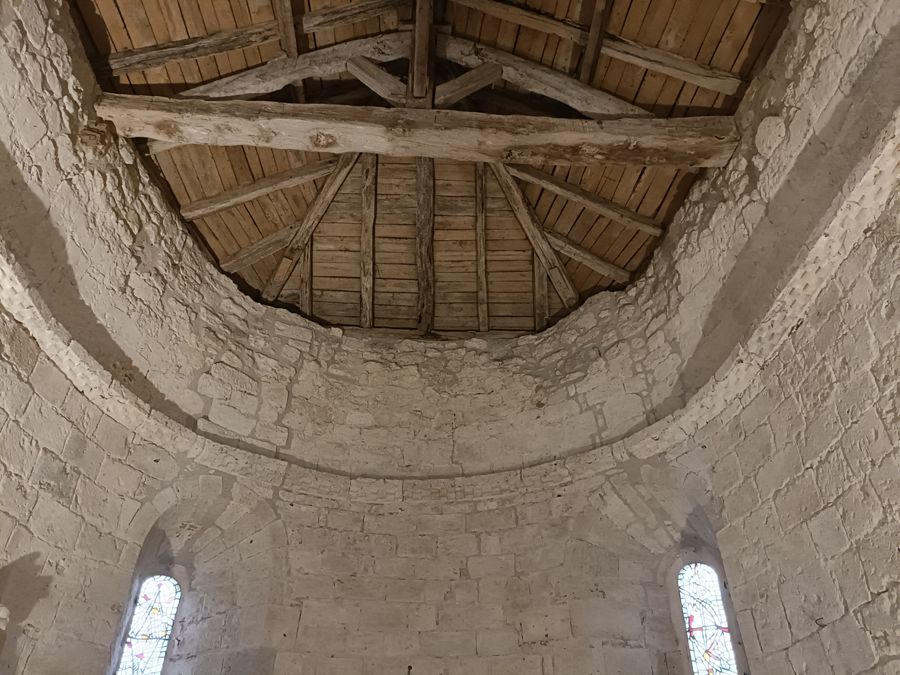 Saint-Pierre d’Orival (cne de Laroque-Timbaut). B – Le chœur.