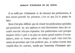 b. Bureau d’échange et de vente 