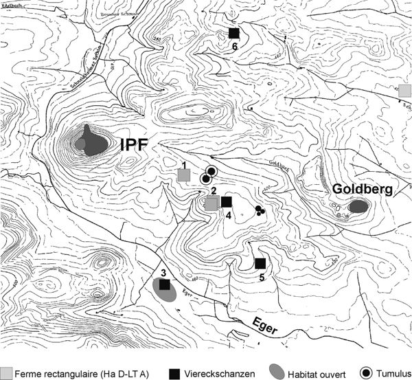  L’occupation du Hallstatt final à La Tène finale dans la région entre le mont Ipf et le Goldberg.²