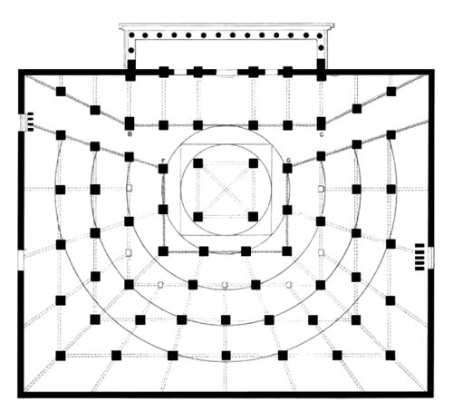 Fig. 9. Mégalopolis, plan du Thersilion.