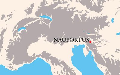 Location of Nauportus.