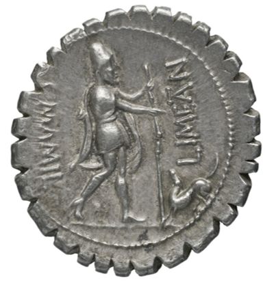 Denier d’argent de Mamilius Limetanus. BnF, Cabinet des Médailles, Paris. © Bibliothèque 
Nationale de France.