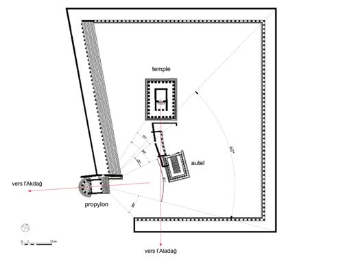 Fig. 11. Lagina. Plan général du sanctuaire d'Hécate (Tirpan & Söğüt 2007, 403, fig. 2).